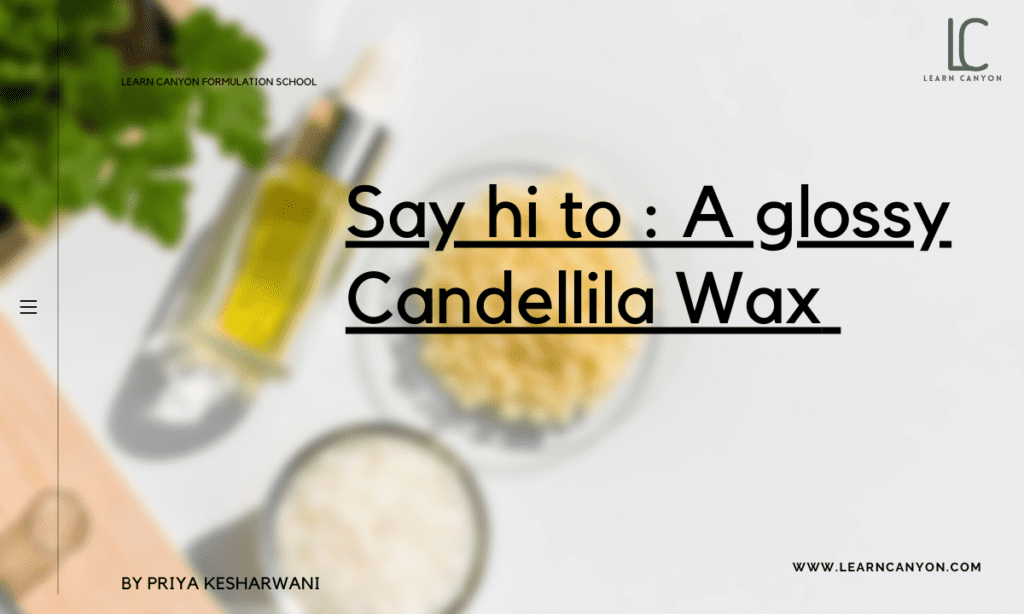 A Glossy Candelilla Wax